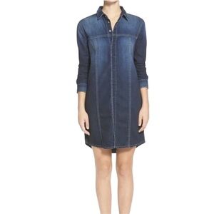 Hudson Trisha Utility Shirt Dress In Berkley - Size XS